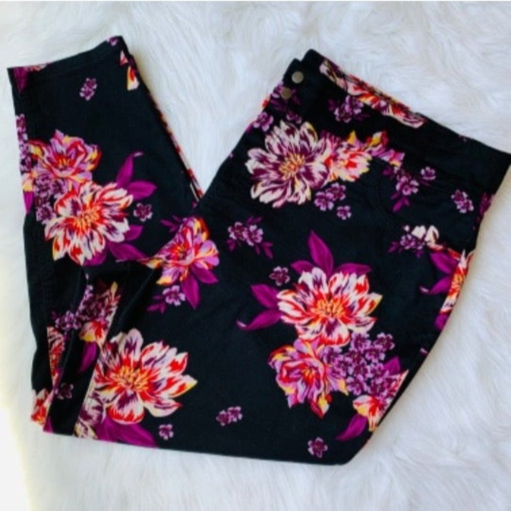 NEW Terra & Sky Floral Pants Size 3X